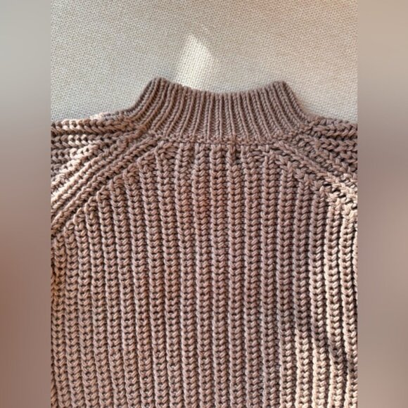 NUI Organics Pur merino wool Organic 4T sweater. Color Toast - Picture 4 of 12
